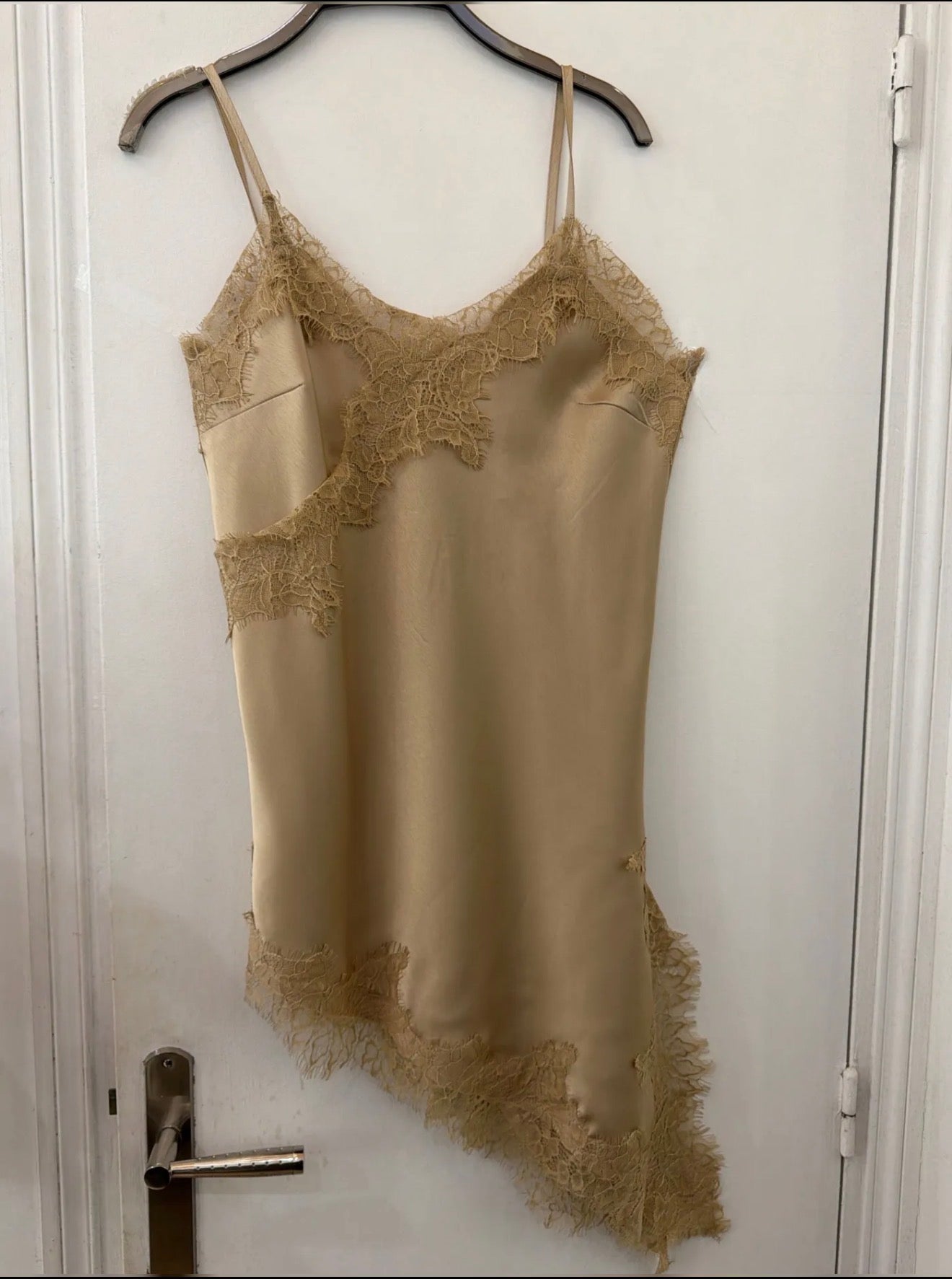 Top Satin Asymétrique