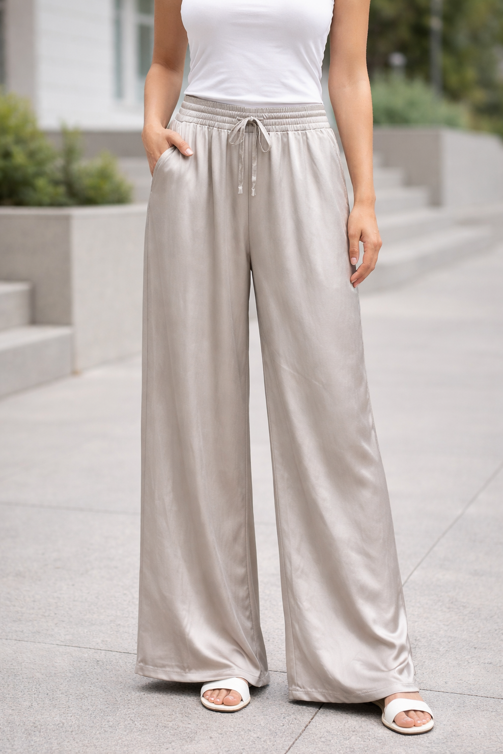 Pantalon Satin Eva